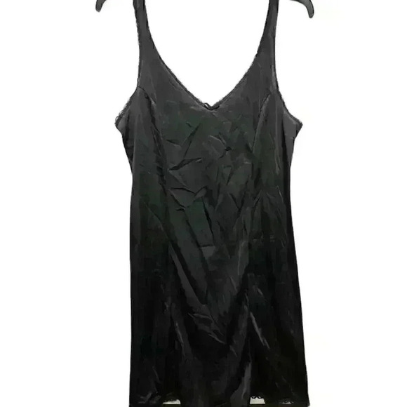 WARNER'S 𝅺WARNERS Vintage 1931 Black Dress Slip, Made in the US, Medium - Picture 1 of 4